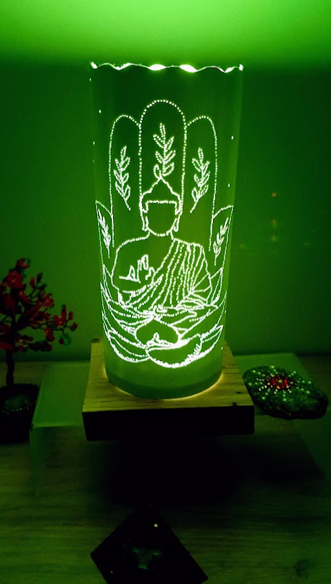 Lampe bouda/main