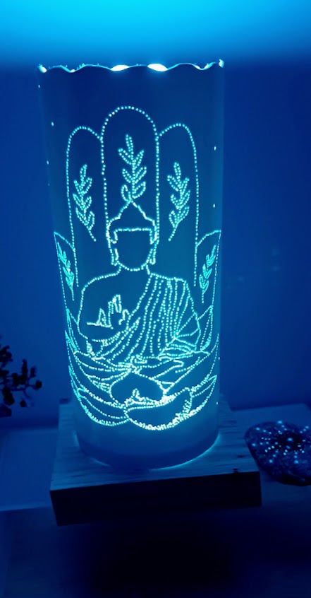 Lampe bouda/main
