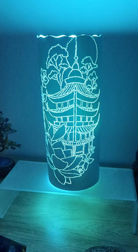 Lampe Temple esprit japonais