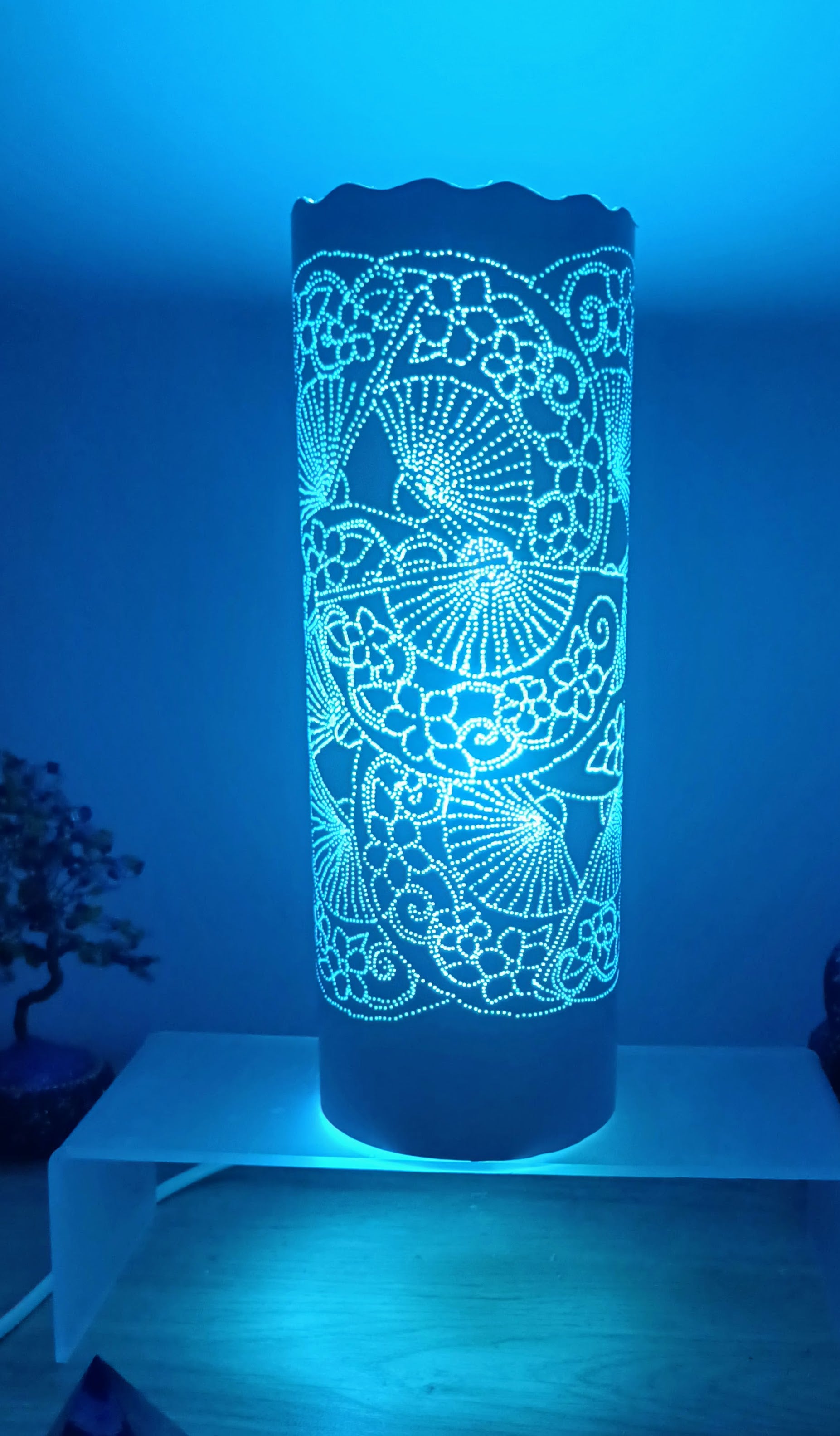 Lampe éventail