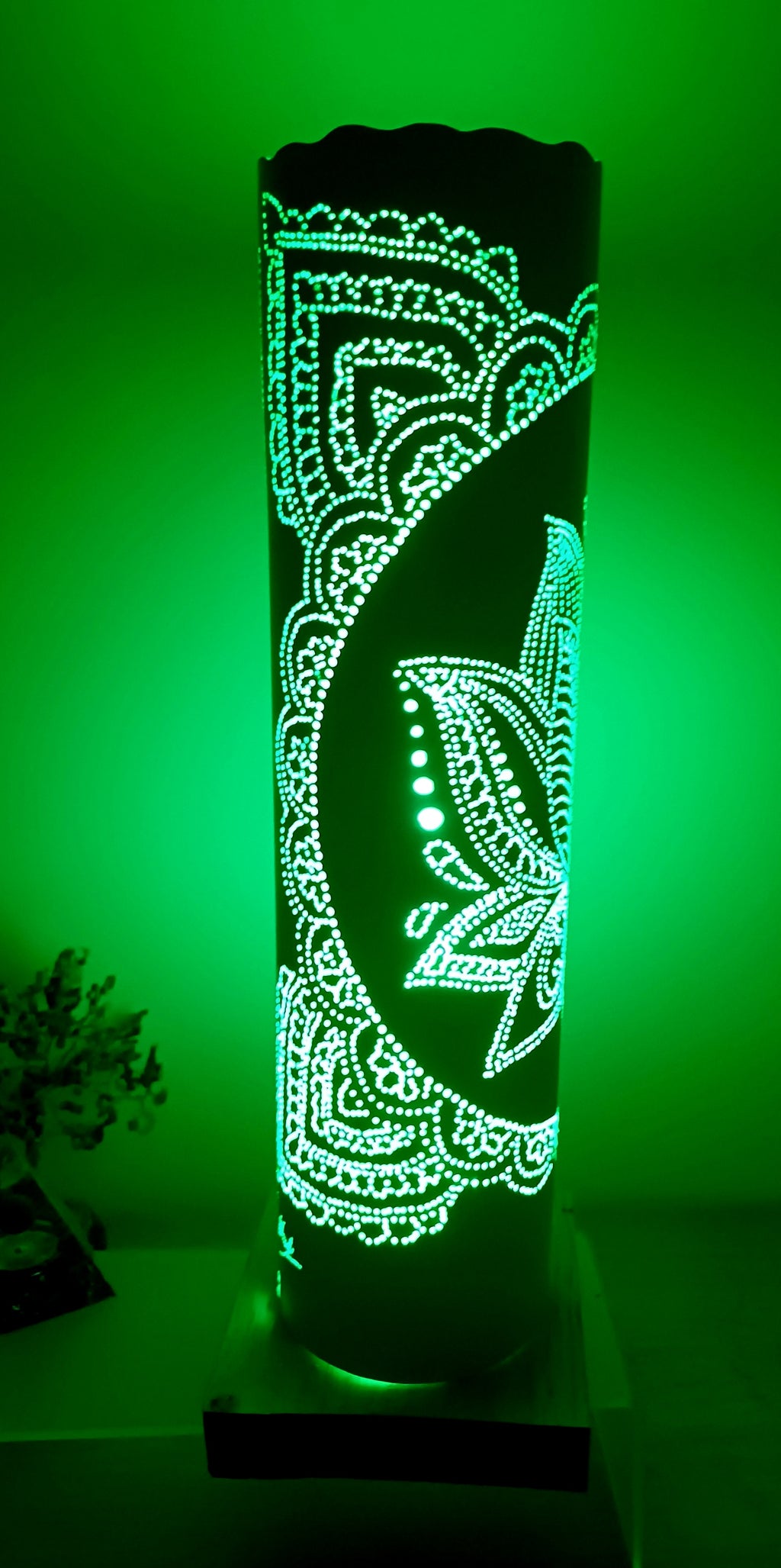 Lampe Mandala Fleur