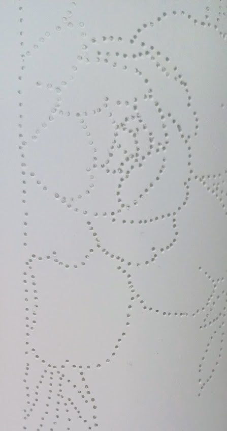 Lampe tableau fleur